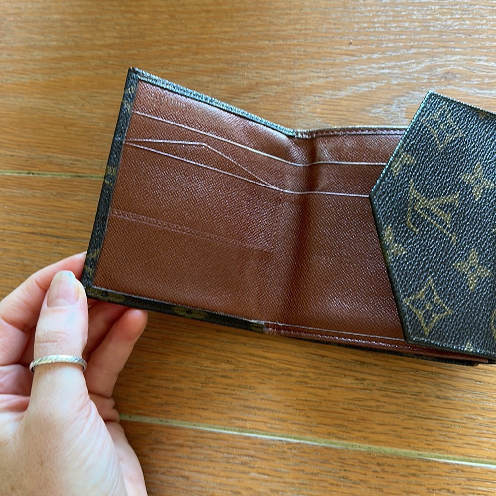 🤎 Vintage Louis Vuitton Monogram Double Snap Wallet - Picture 10 of 16